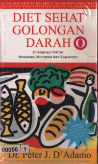 Image of Diet Sehat Golongan Darah O Dilengkapi Daftar Makanan, Minuman, dan Suplemen